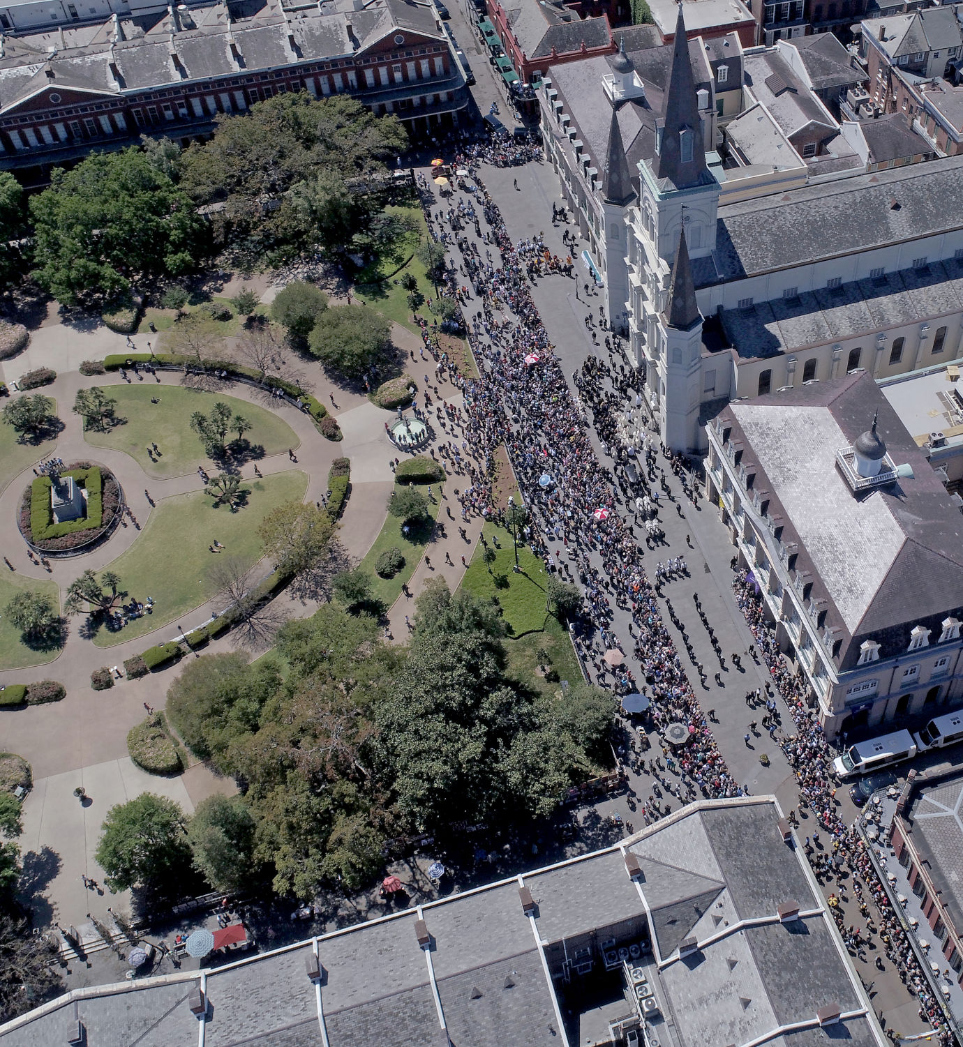 NO.bensonfuneral.032418 aerial